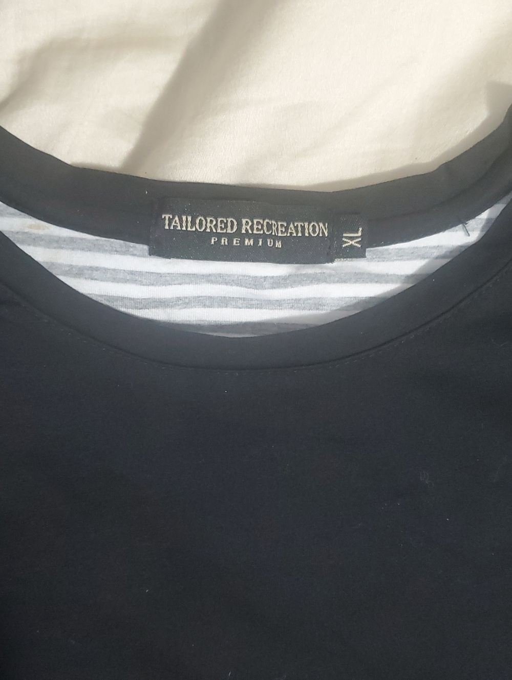 Tailored recreation Premium Men's Black Crew Neck T Shirt
